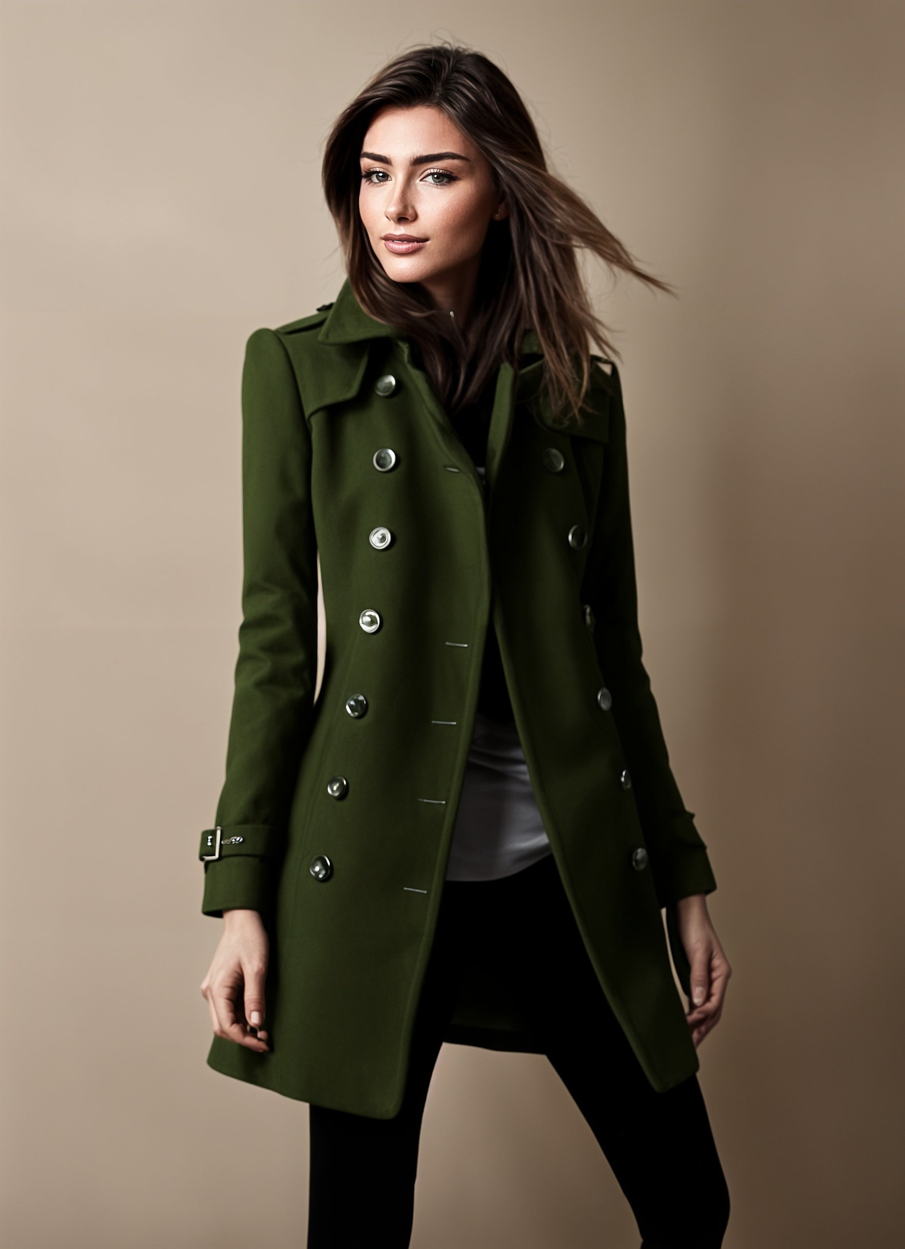 Carmela™ - Elegant Long Coat