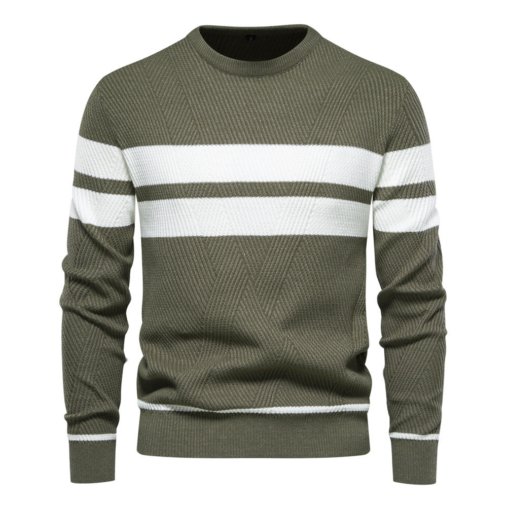 Elias - Casual striped sweater for men