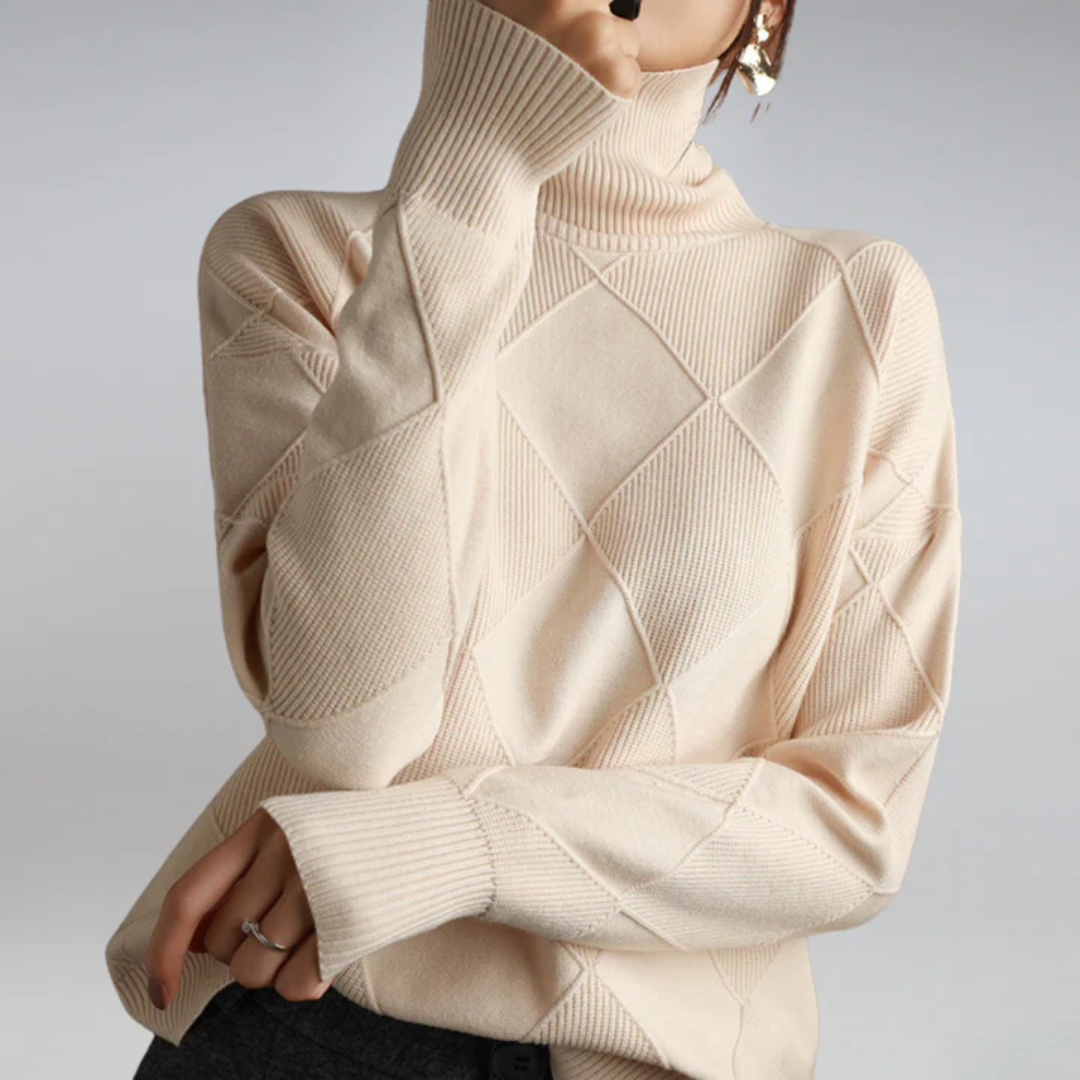 Adelaide | Knitted Turtleneck Sweater For Women