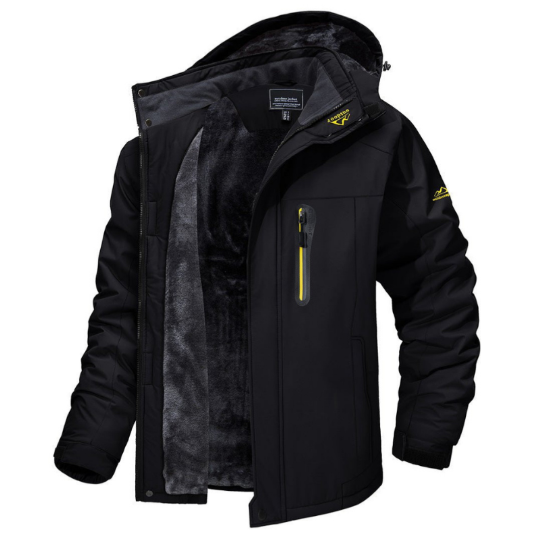 Hugea | Winter Hooded Zipper Jacket for Men