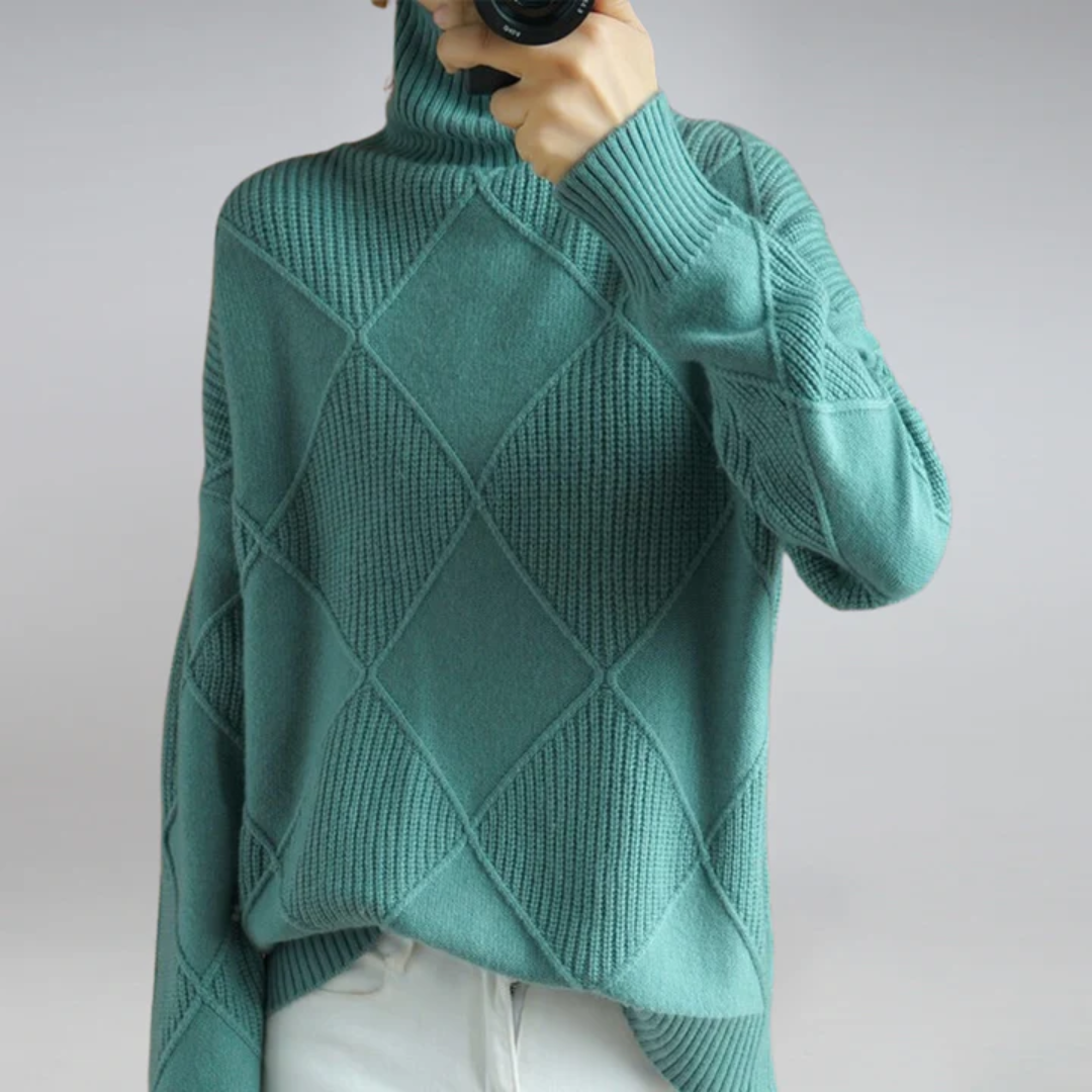 Adelaide | Knitted Turtleneck Sweater For Women