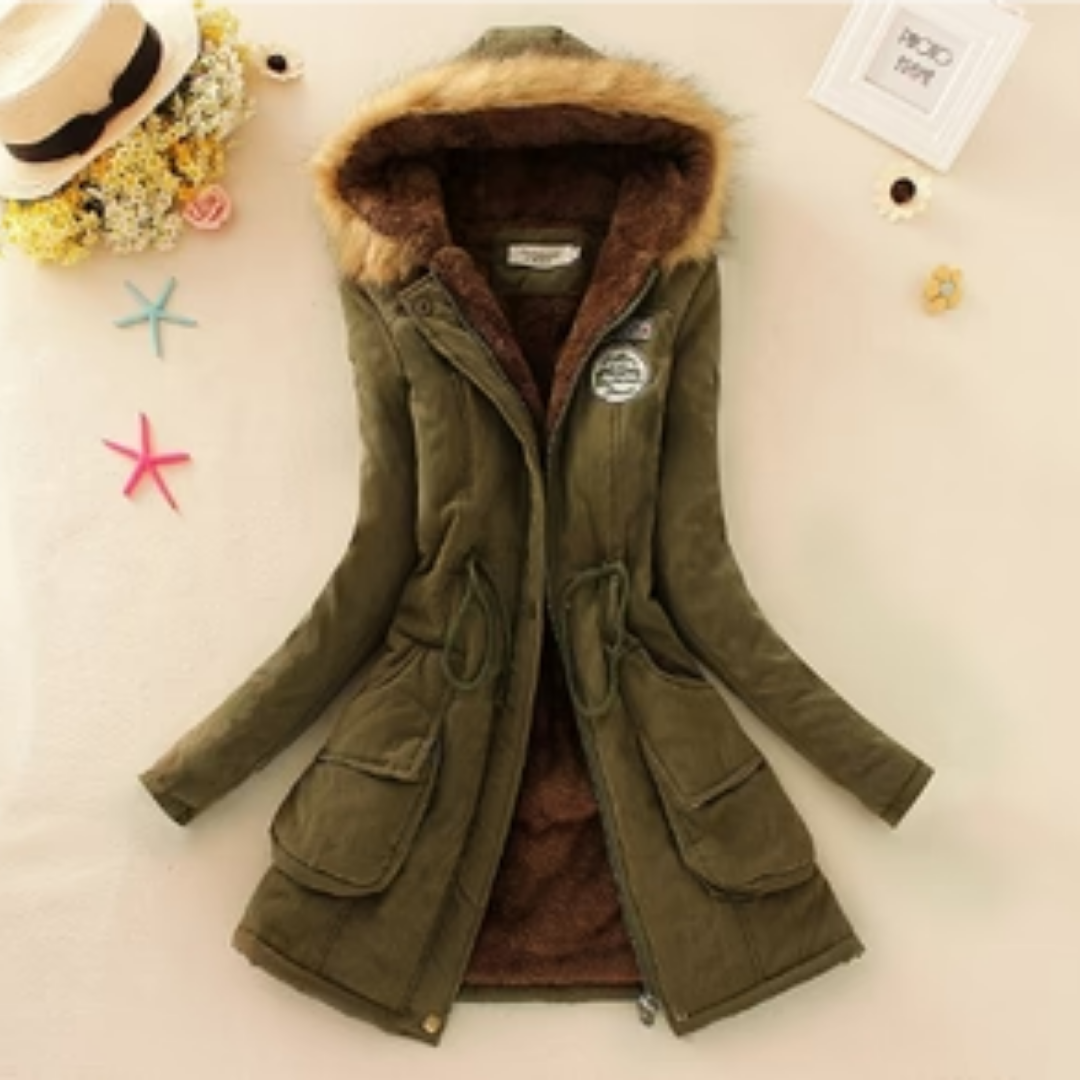 Nadia | Winter Hooded Parka Jacket For Women