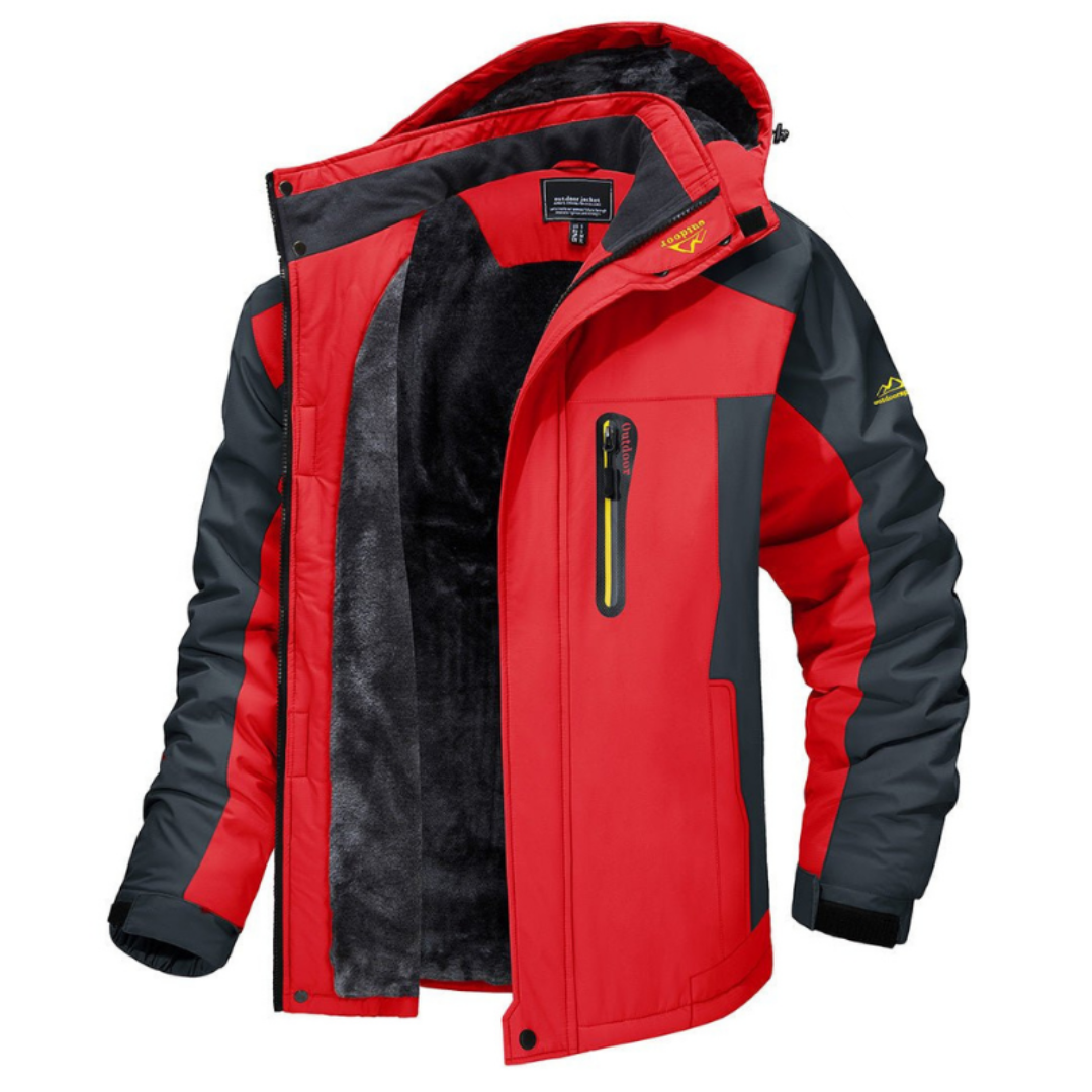 Hugea | Winter Hooded Zipper Jacket for Men