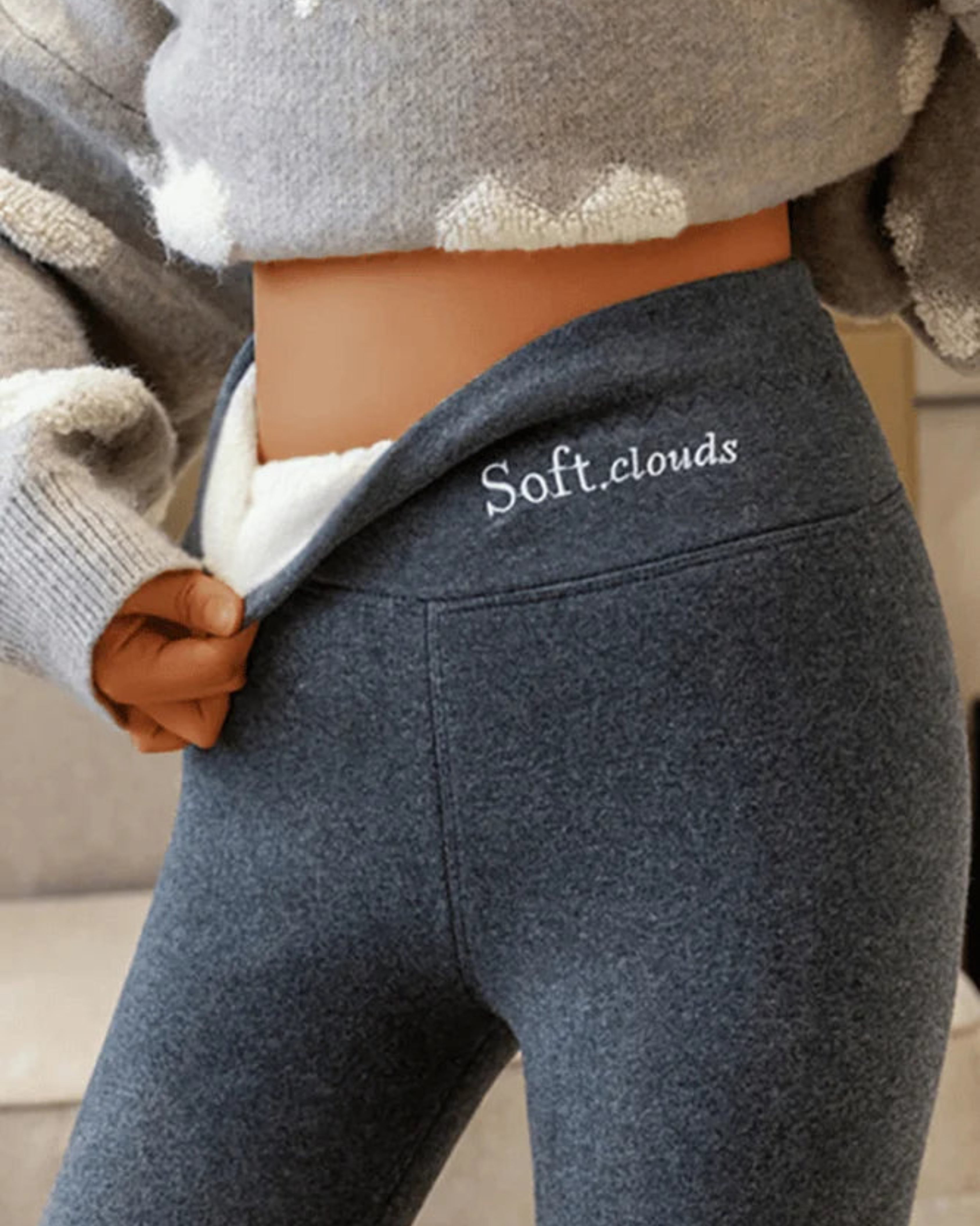 Zyla | Soft and warm fleece leggings