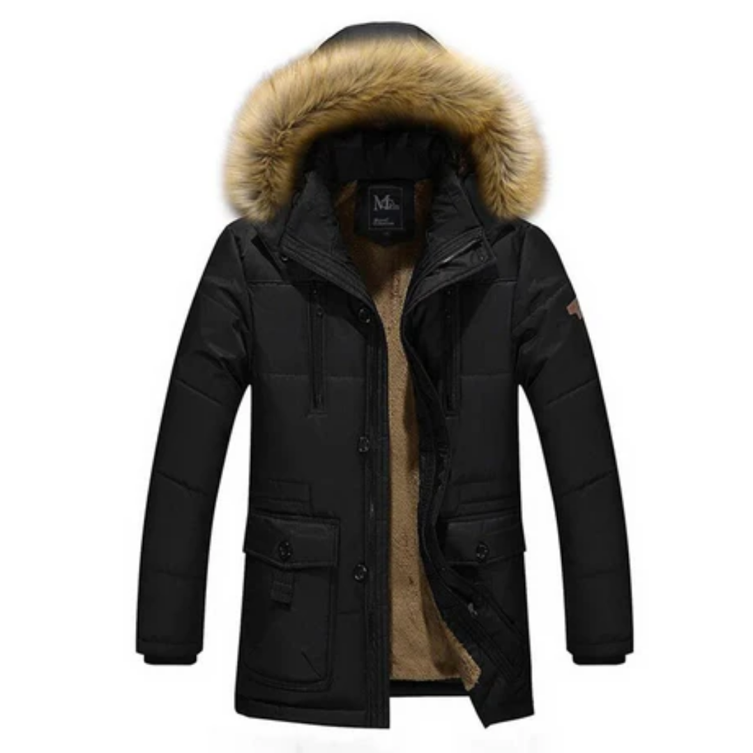 Renard | Winter Warm Zip Up Parka Jacket For Men