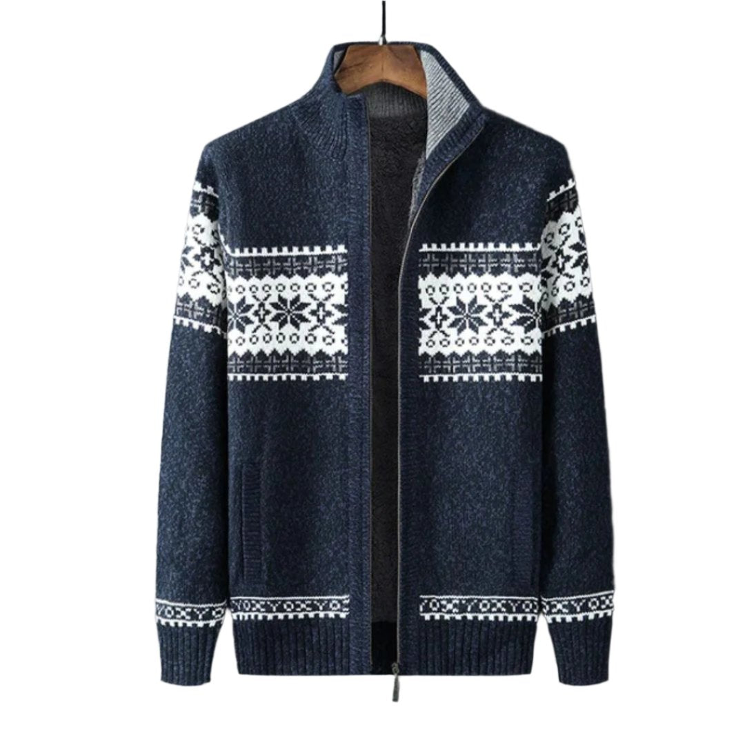 Men's Thick Fleece Sweater Jacket