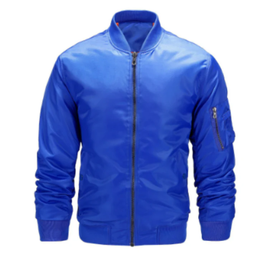 Miguelito | Bomber Blue Jacket For Men