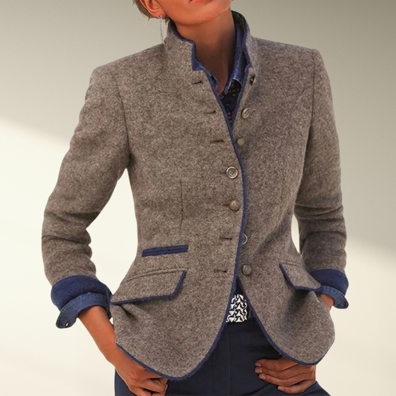 Tufted blazer for women