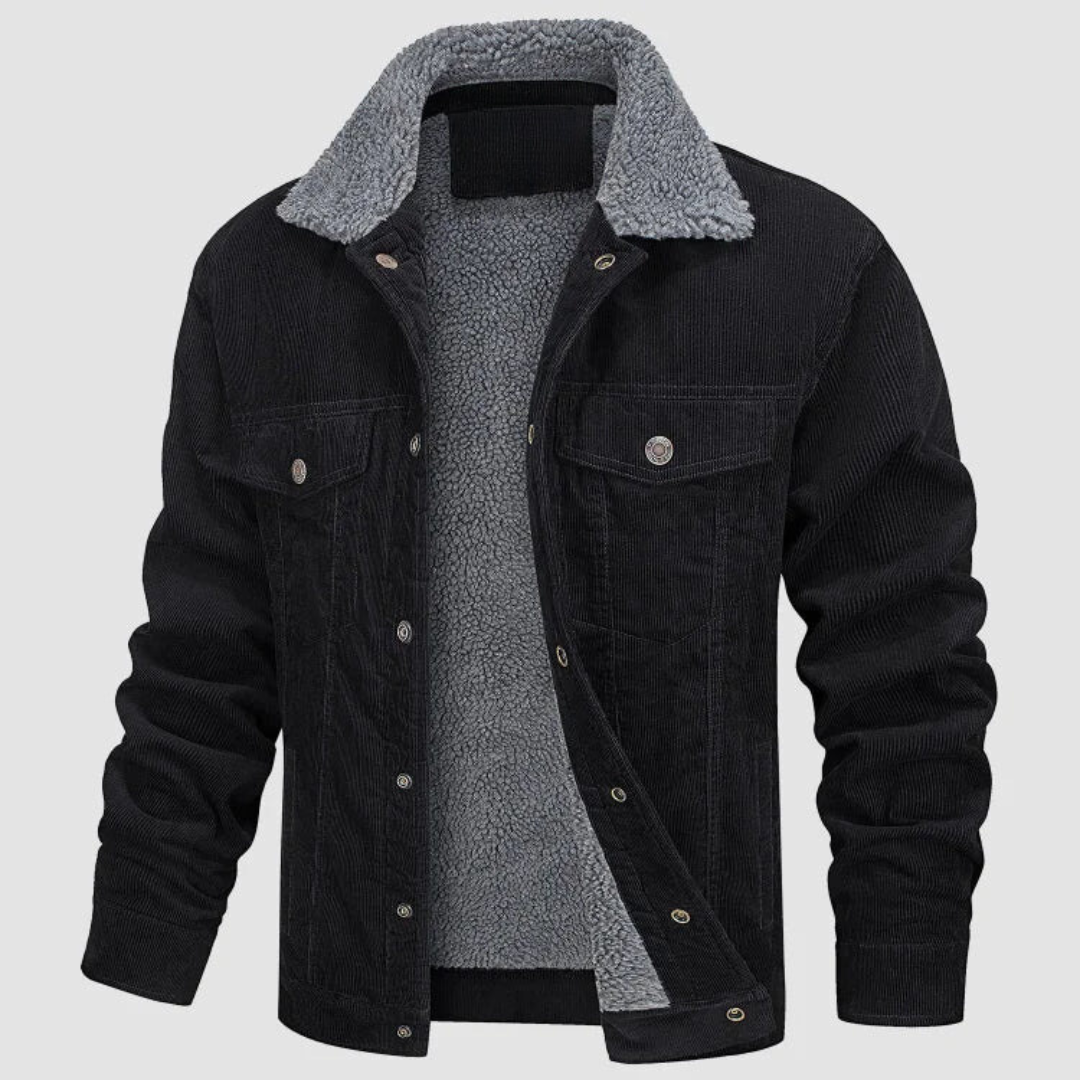 Trendy men's corduroy blouson