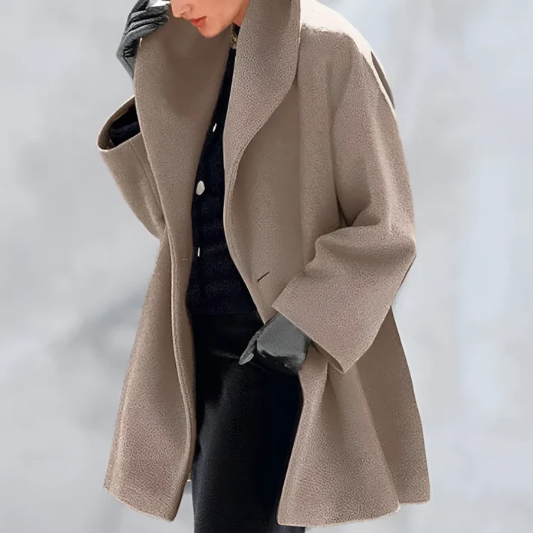 Beatrize | Winter Lapel Collar Coat For Women