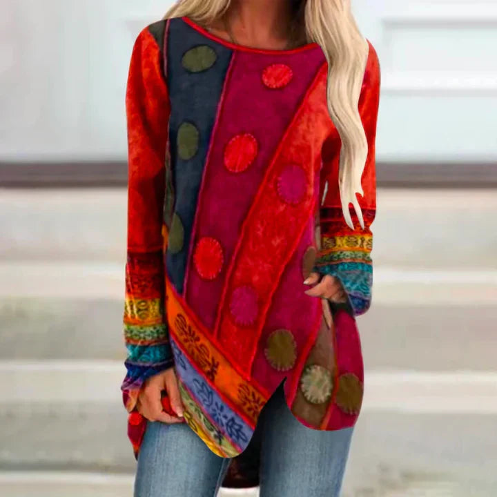 Colourful vintage tunic