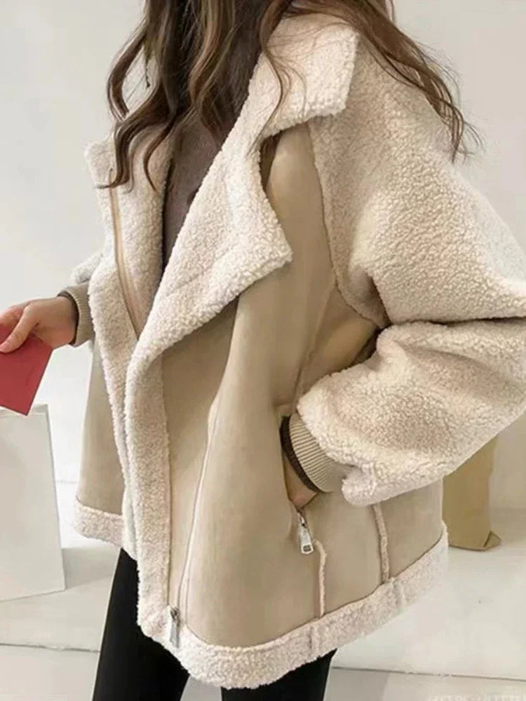 Cosy vintage winter coat for women