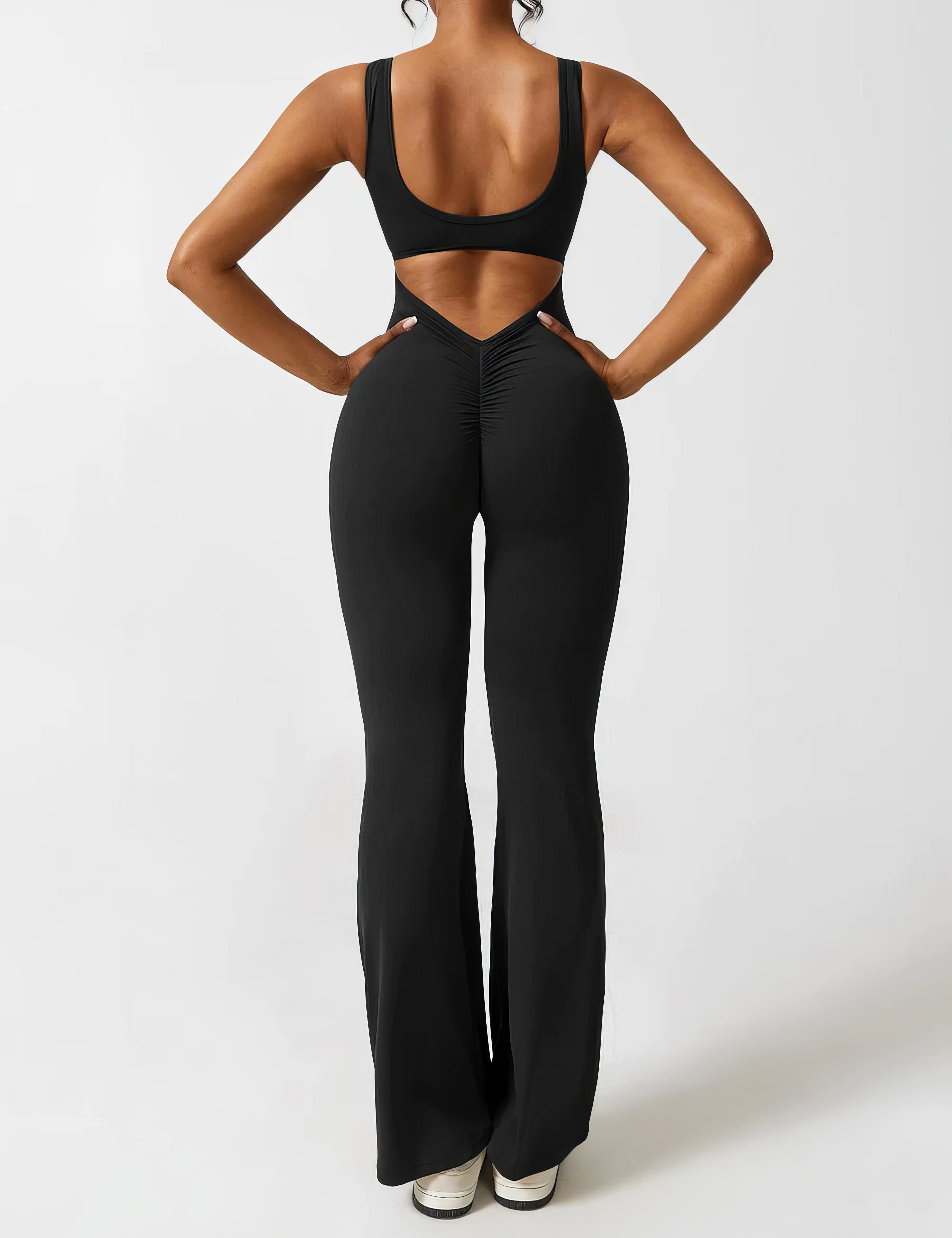 Jumpsuit with bell-bottoms