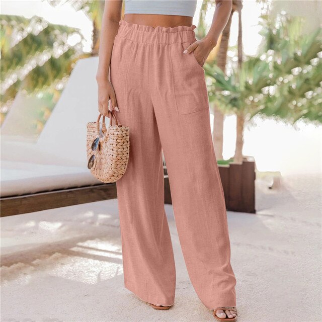 Classic wide-leg trousers