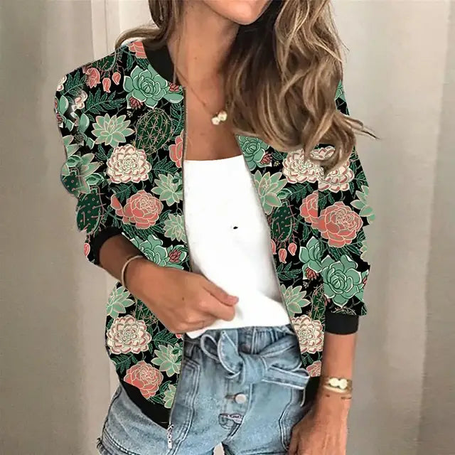 Retro casual short jacket