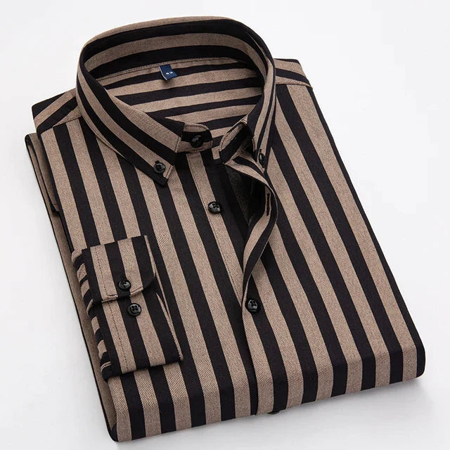 Vertical stripe shirt