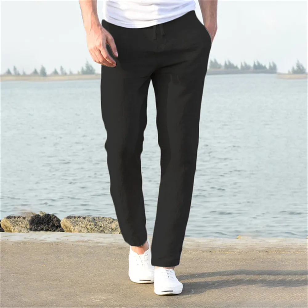 Breathable trousers for men