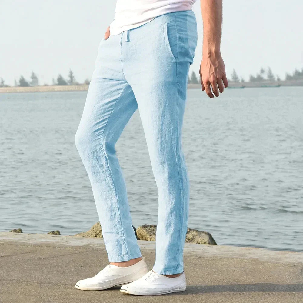 Breathable trousers for men