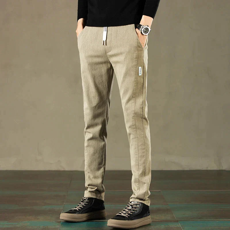 Comfortable regular fit trousers