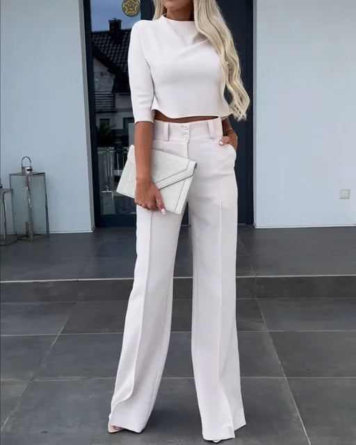 2-piece Top With Trousers Set