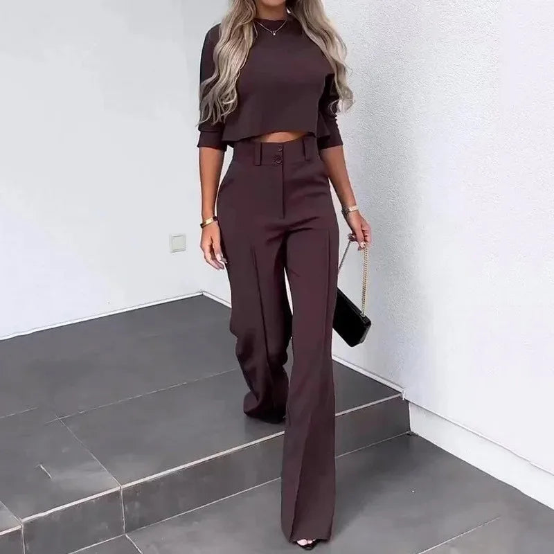 2-piece Top With Trousers Set