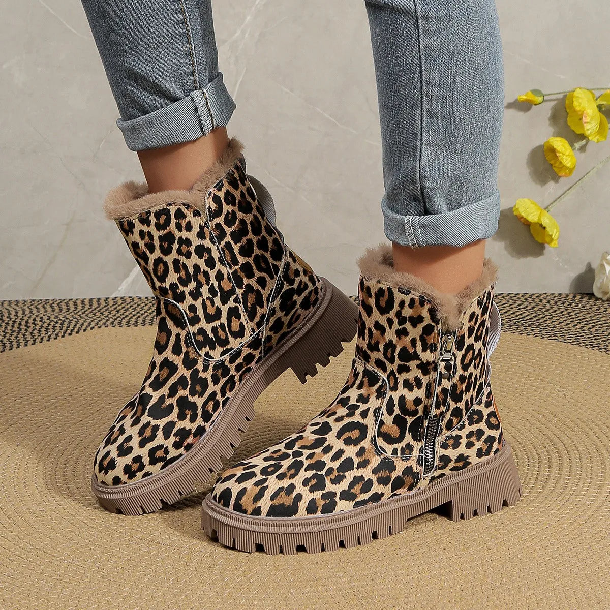 Wide Stylish winter boots