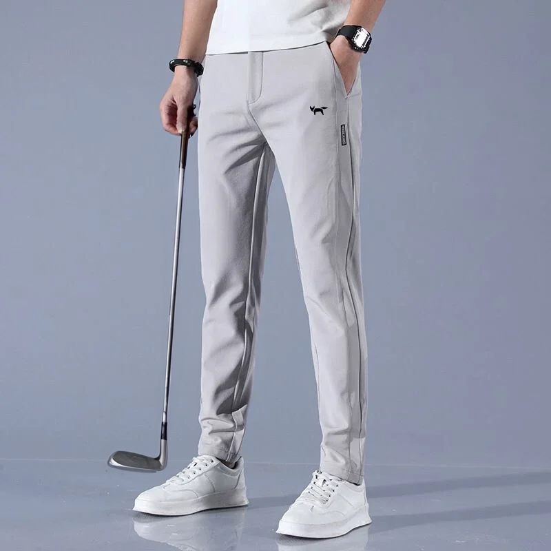 Fashionable golf trousers