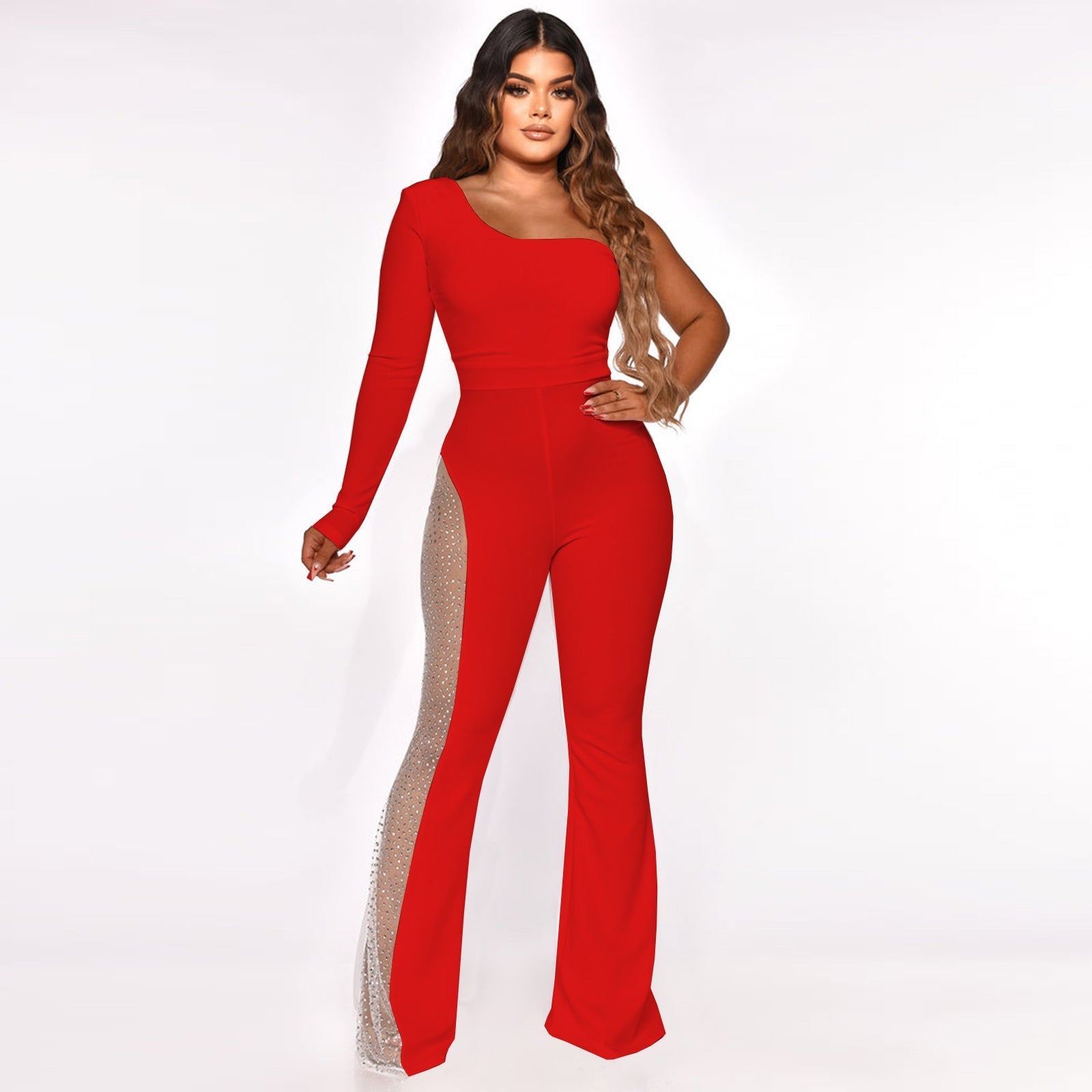 Elba™ - Elegant One-Shoulder Jumpsuit