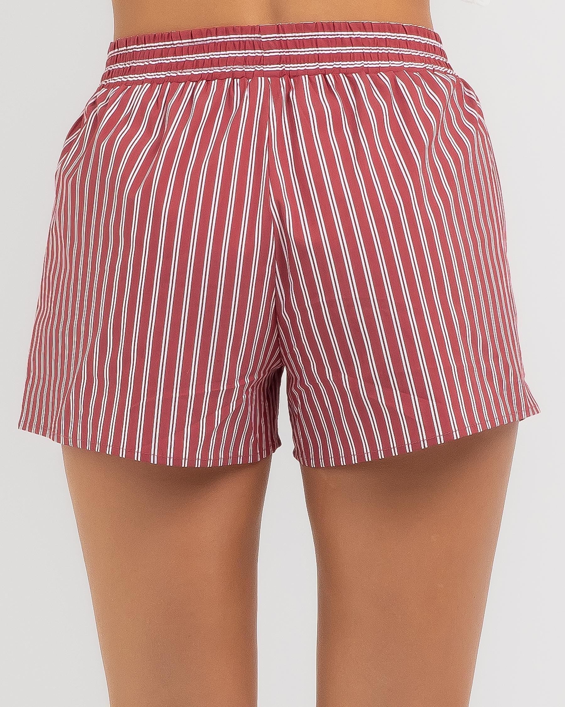 Summery women's shorts striped