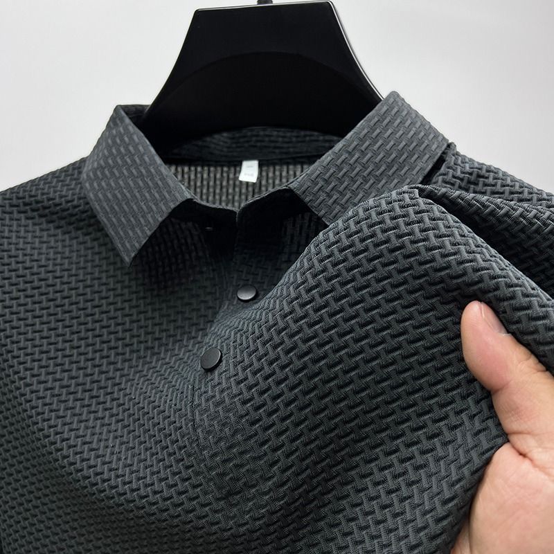 Breathable summer shirt with mesh V-neck