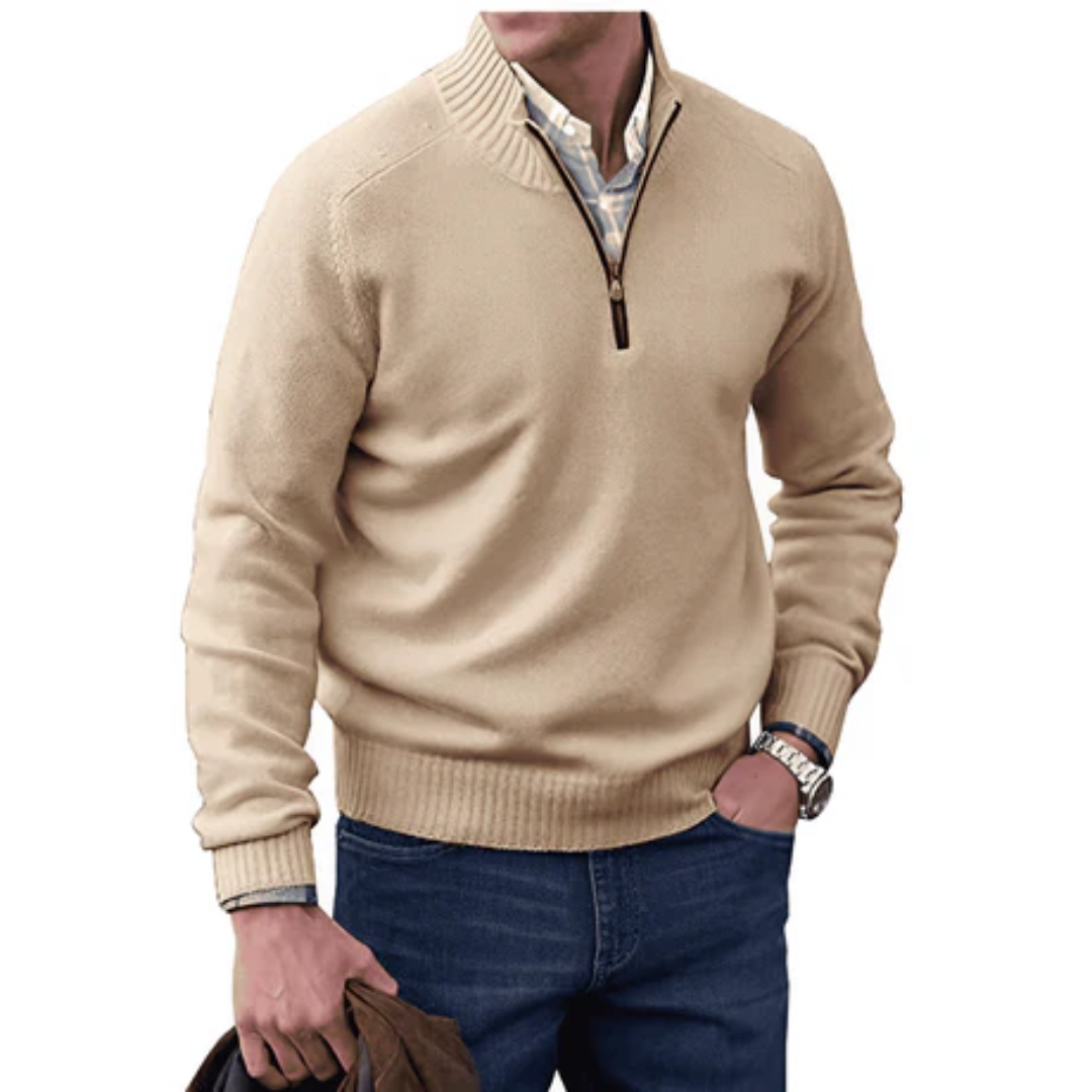 Draco | Winter Half Zip Sweater For Men