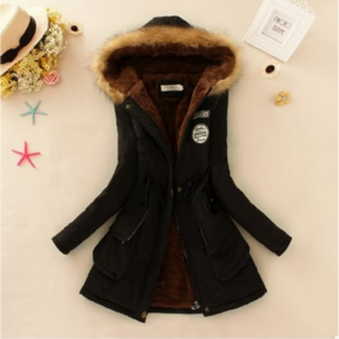 Nadia | Winter Hooded Parka Jacket For Women