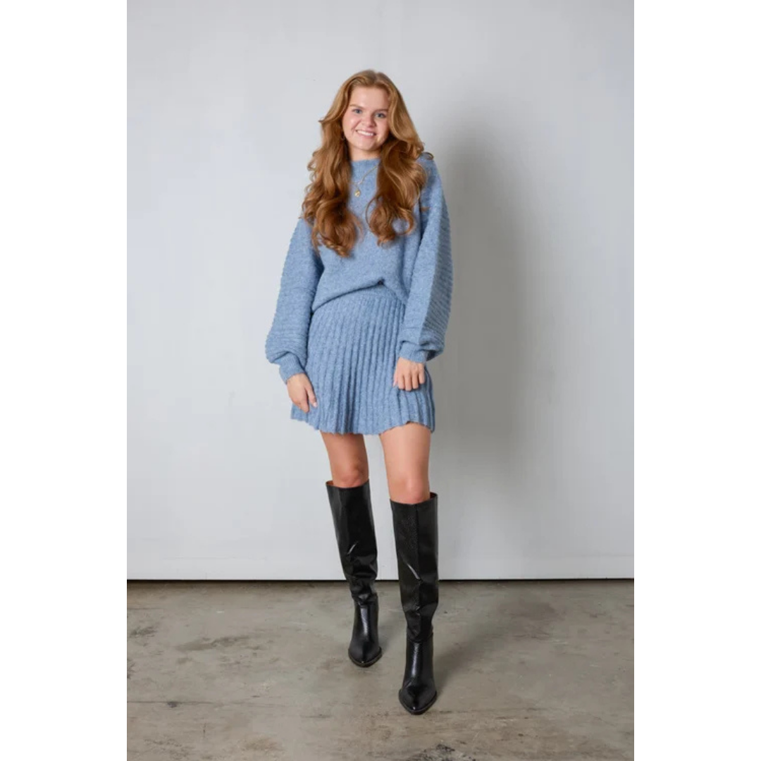 Zoene | Comfortable Sweater and Skirt Set for Women