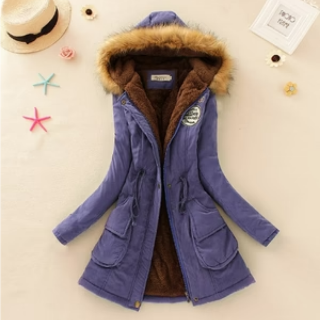 Nadia | Winter Hooded Parka Jacket For Women