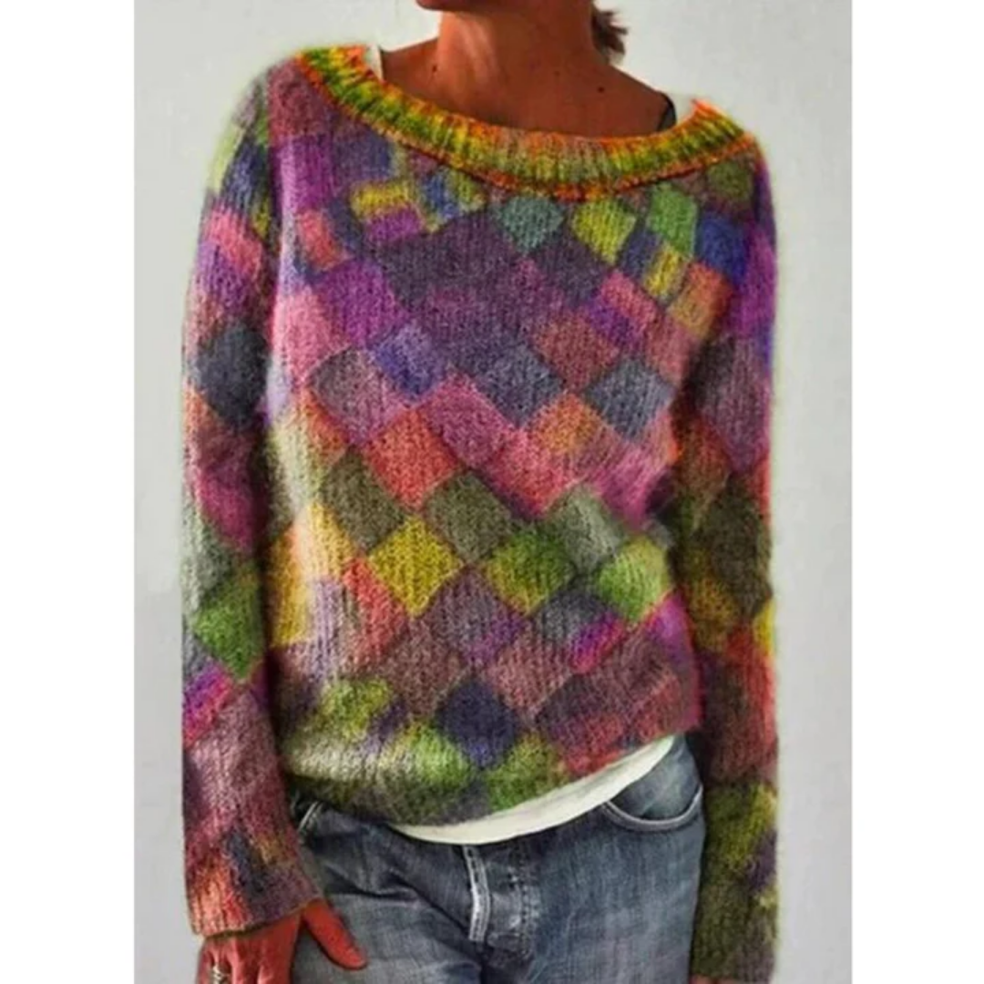 Shaira | Vibrant Cozy Sweater For Women