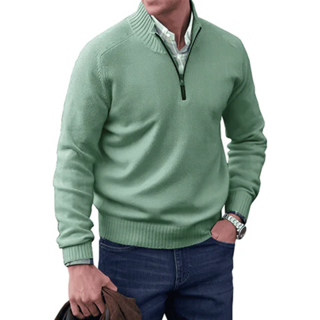 Draco | Winter Half Zip Sweater For Men