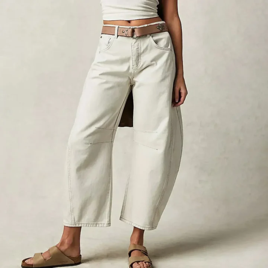 Julie | Mid Rise Wide Leg Jeans For Women