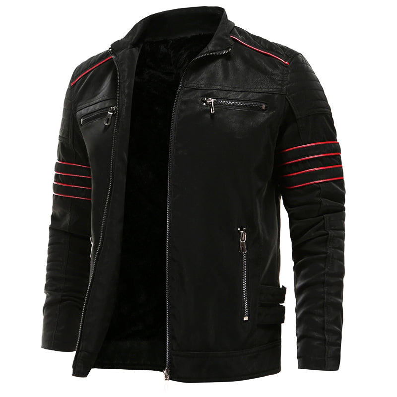 Eros™ - Men's Biker-Style Leather Jacket