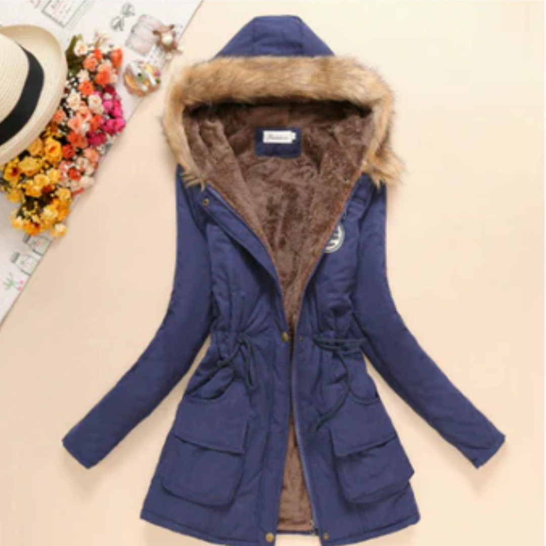 Nadia | Winter Hooded Parka Jacket For Women