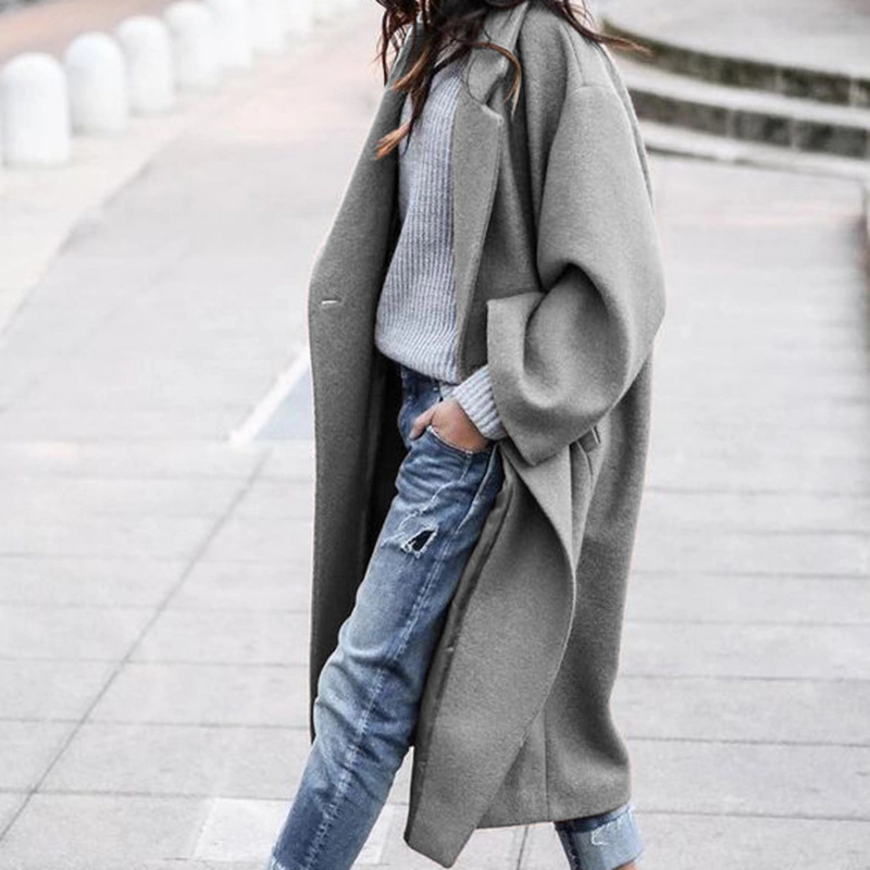 Naomi - stylish warm loose overcoat