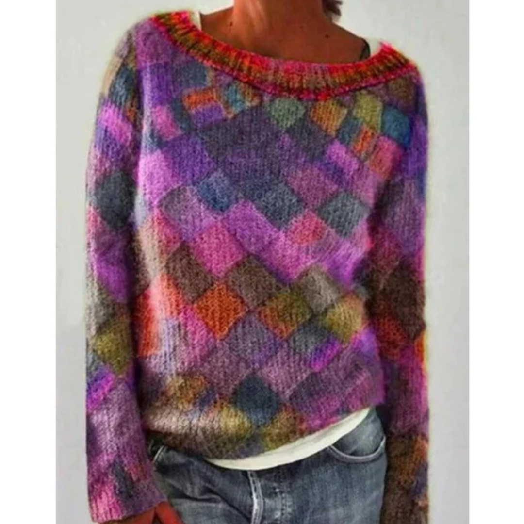 Shaira | Vibrant Cozy Sweater For Women