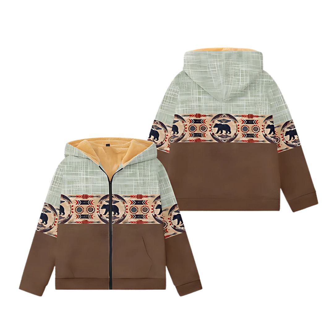 Retro Double-Layer Hoodie Jacket