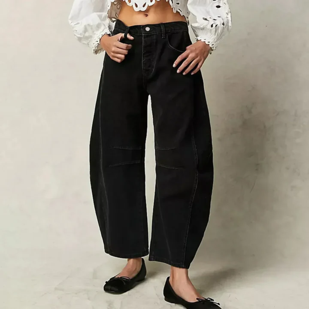 Julie | Mid Rise Wide Leg Jeans For Women