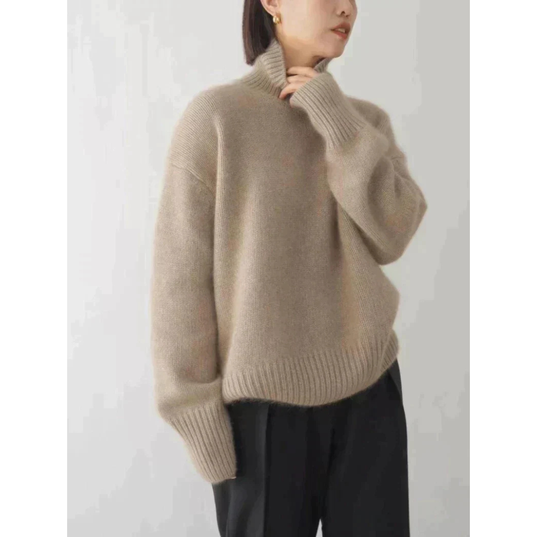 Serenita | Warm Turtleneck Long Sleeves Sweater for Women