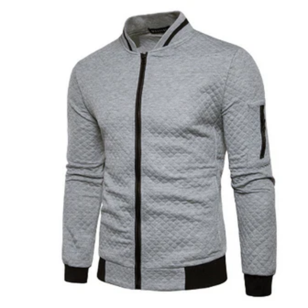 Quezon | Winter Fit Zip Up Bomber Jacket For Men