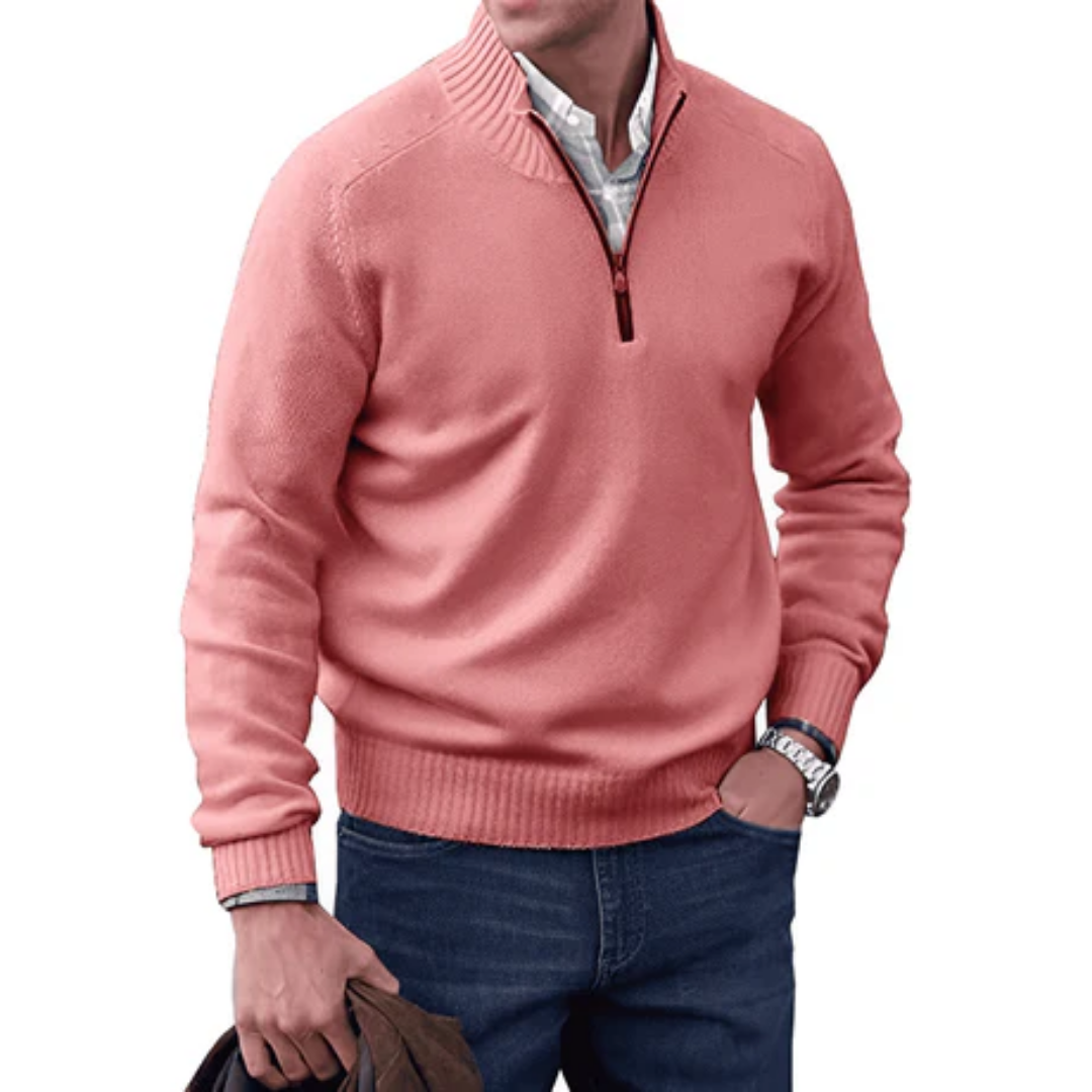 Draco | Winter Half Zip Sweater For Men