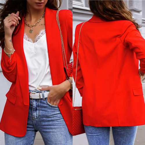 Chic long-sleeved ladies' blazer