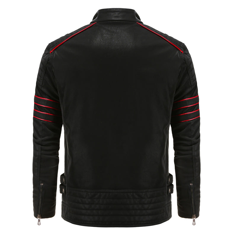 Eros™ - Men's Biker-Style Leather Jacket