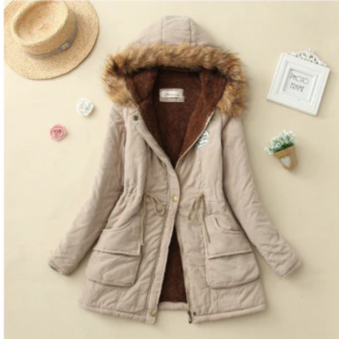 Nadia | Winter Hooded Parka Jacket For Women