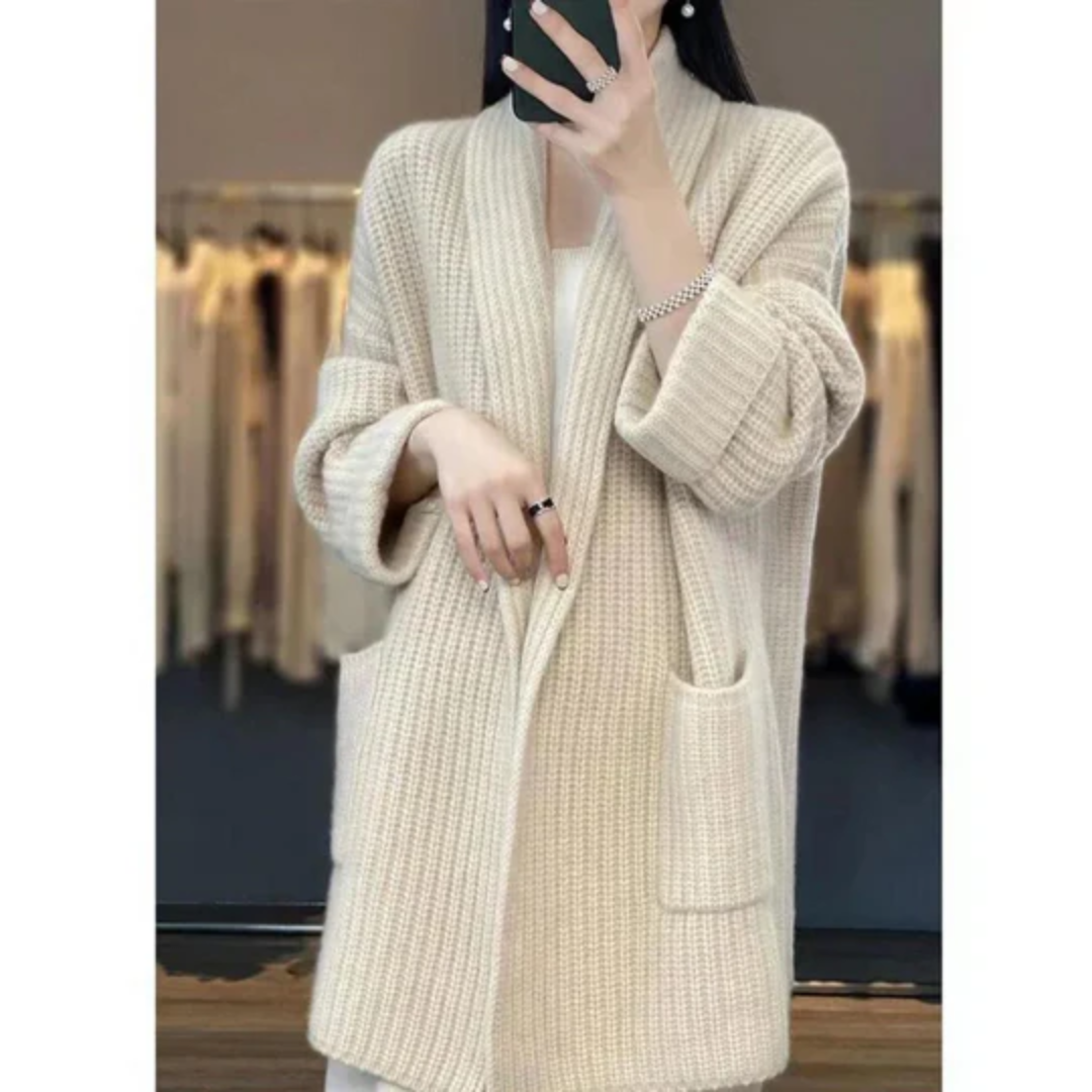 Dorina | Knitted Long Cardigan For Women